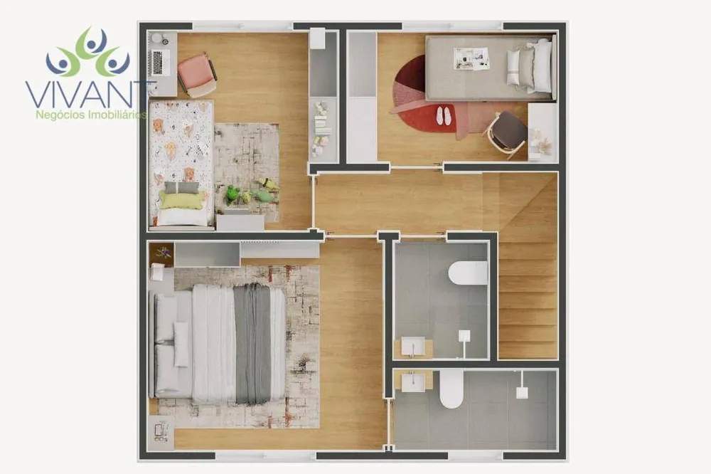 Sobrado, 3 quartos, 206 m² - Foto 6