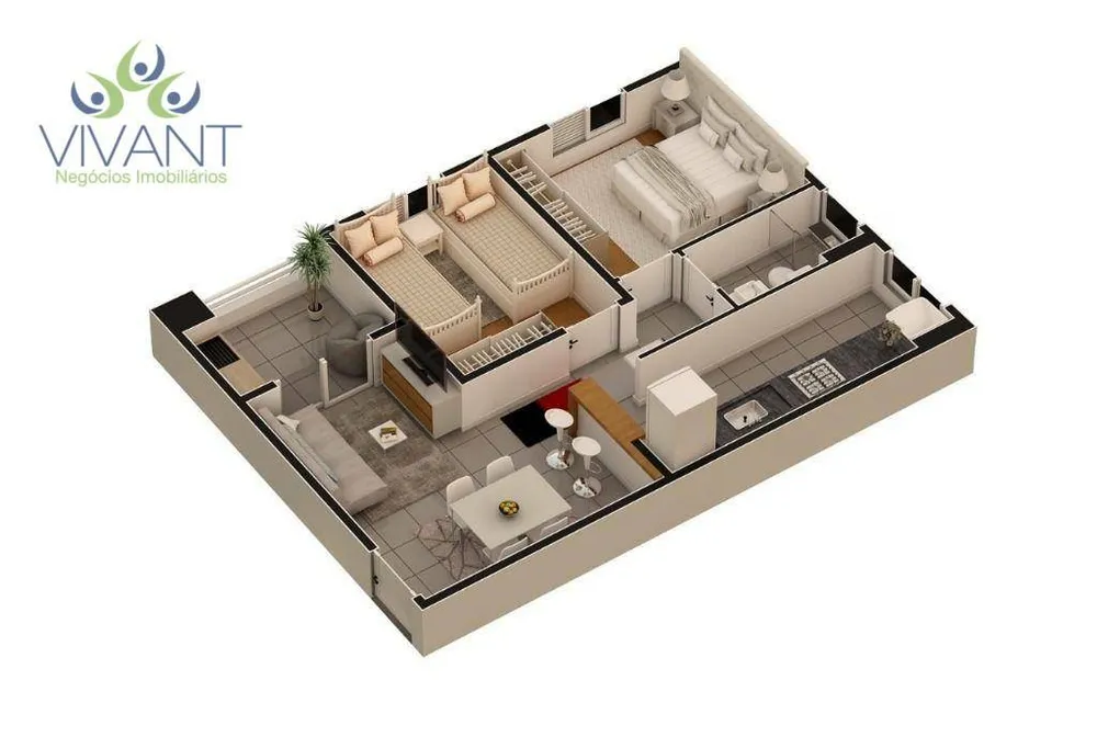 Apartamento, 2 quartos, 46 m² - Foto 12