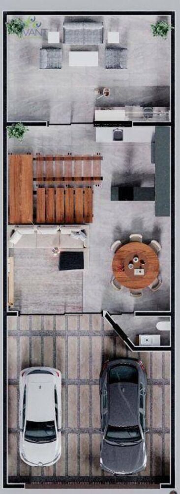 Sobrado, 3 quartos, 97 m² - Foto 1