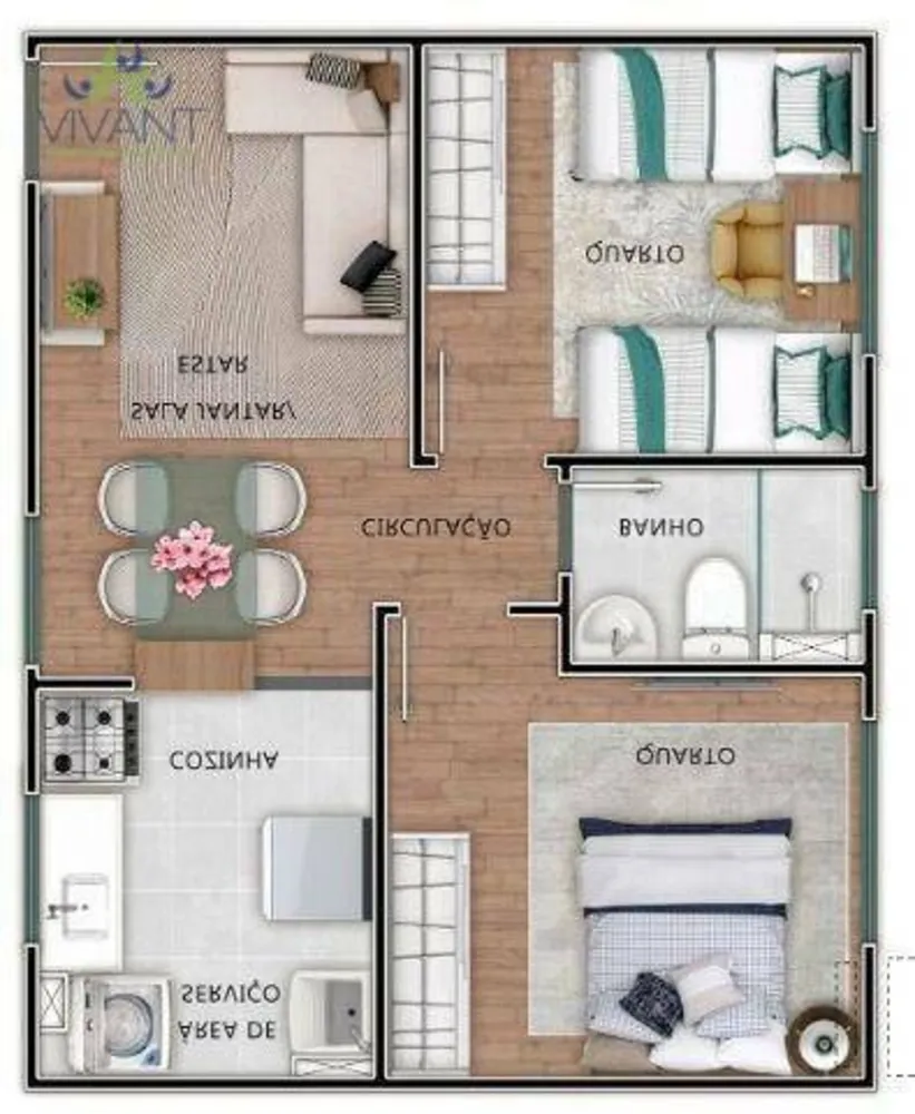 Apartamento, 2 quartos, 40 m² - Foto 11