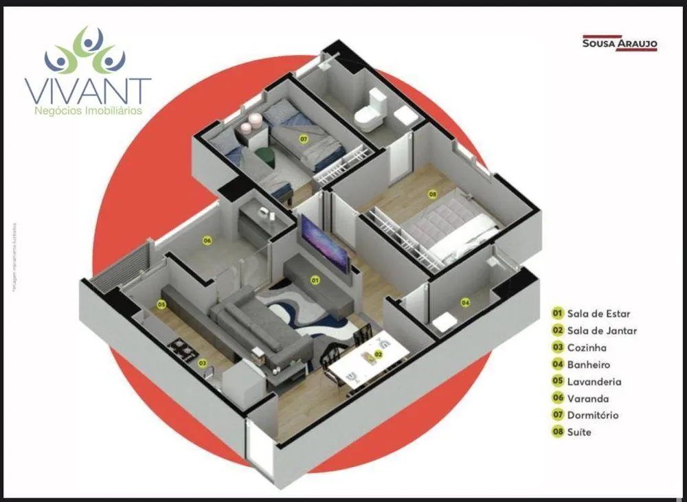 Apartamento, 2 quartos, 53 m² - Foto 11