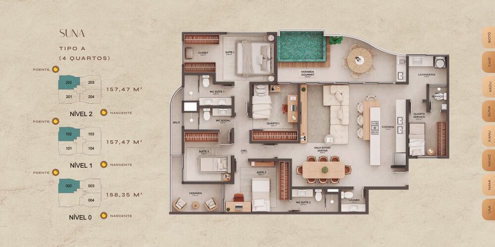 Apartamento à venda com 4 quartos, 143m² - Foto 7