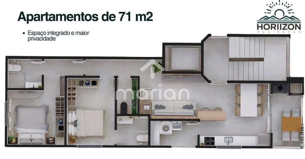 Apartamento, 2 quartos, 71 m² - Foto 6