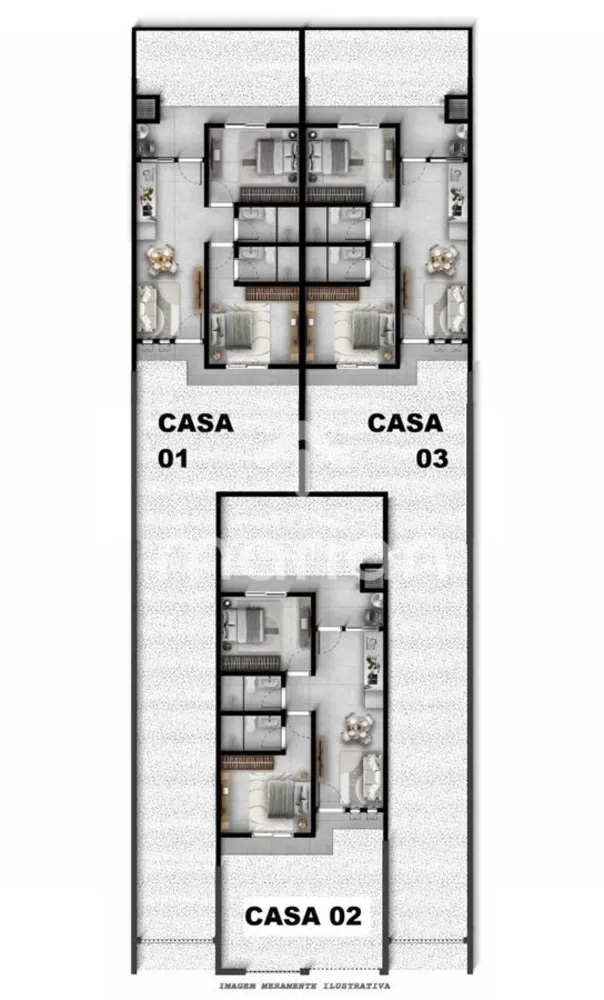 Casa, 2 quartos, 50 m² - Foto 1