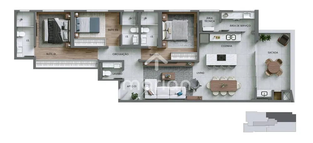 Apartamento, 2 quartos, 80 m² - Foto 5
