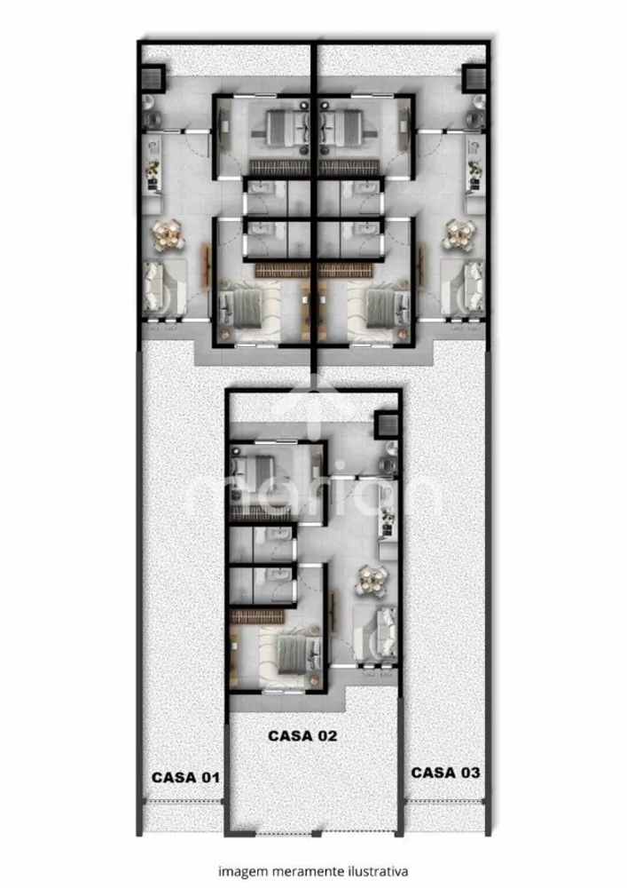 Casa, 2 quartos, 50 m² - Foto 7