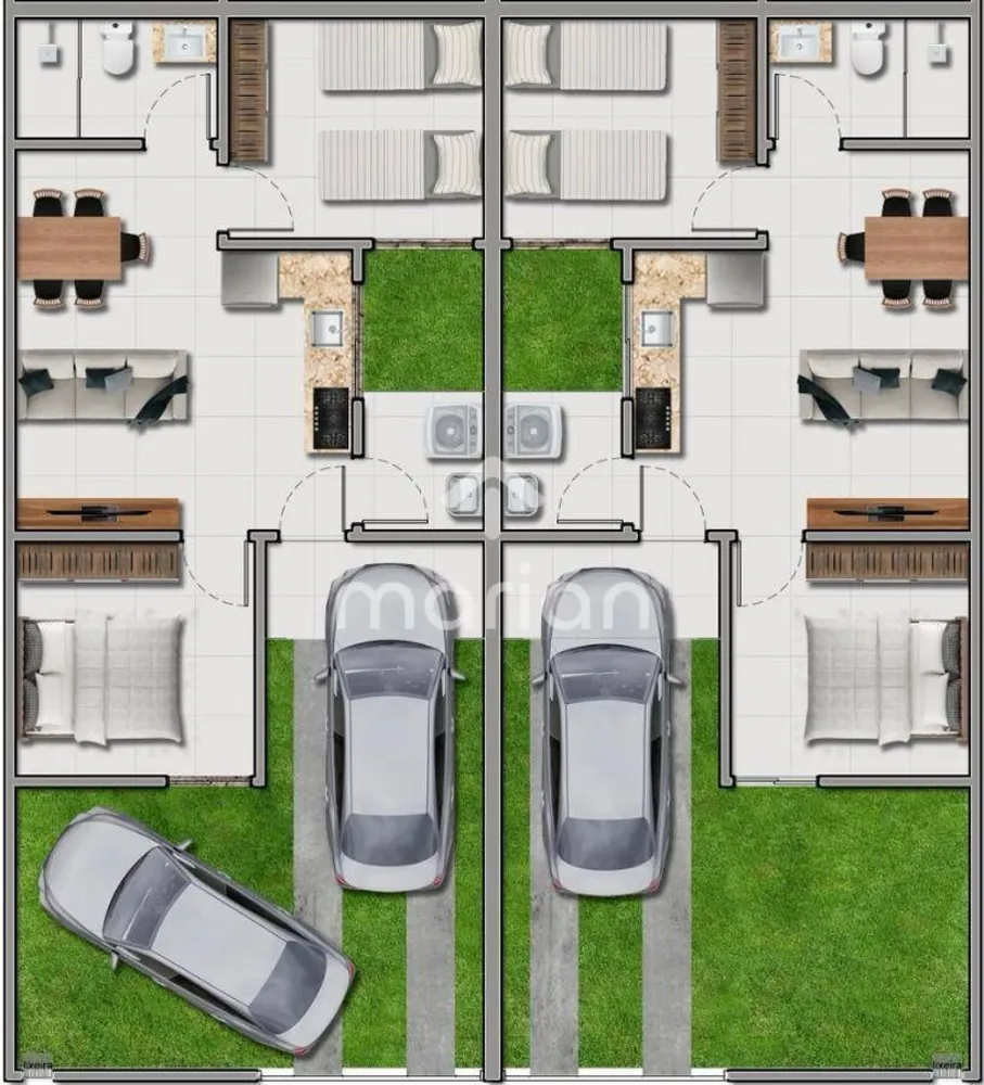 Casa, 2 quartos, 46 m² - Foto 2