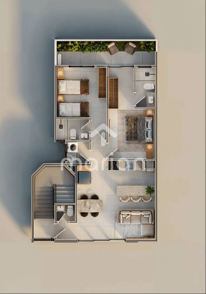 Apartamento, 2 quartos, 58 m² - Foto 1