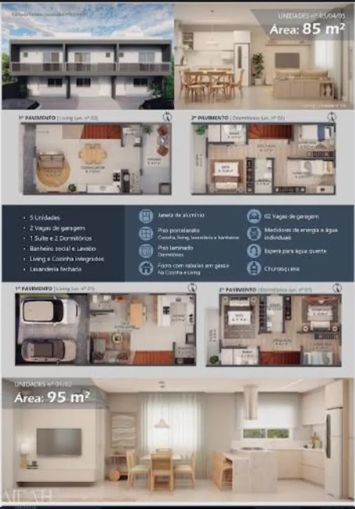 Casa, 3 quartos, 84 m² - Foto 1