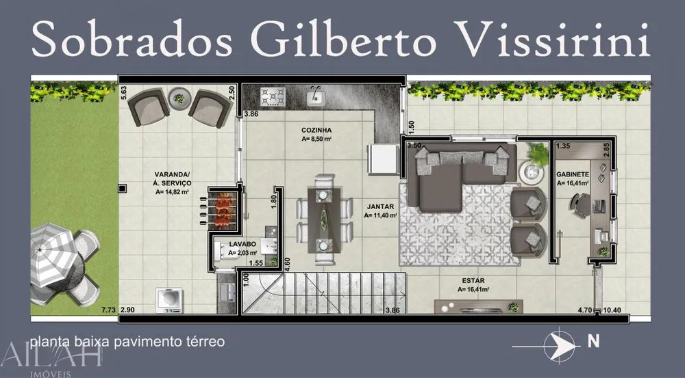 Casa, 3 quartos, 118 m² - Foto 1