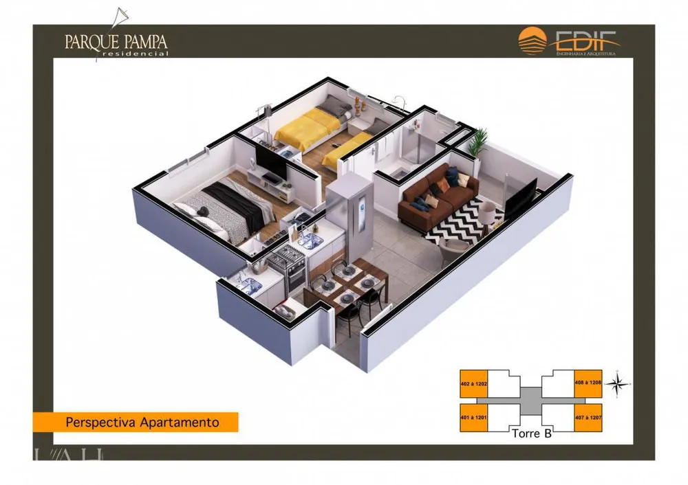 Apartamento, 2 quartos, 47 m² - Foto 4