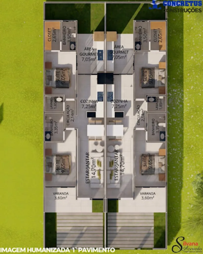 Casa, 2 quartos, 76 m² - Foto 10