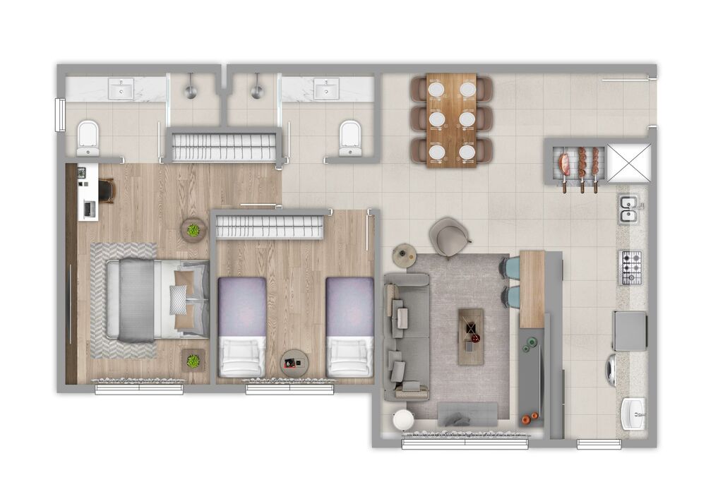 Apartamento à venda com 1 quarto, 50m² - Foto 28