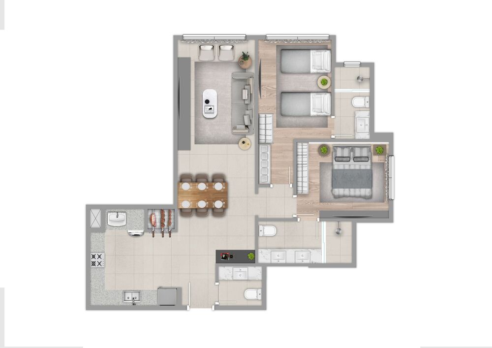 Apartamento à venda com 1 quarto, 50m² - Foto 27