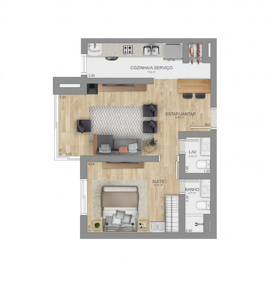 Apartamento à venda com 2 quartos, 72m² - Foto 14