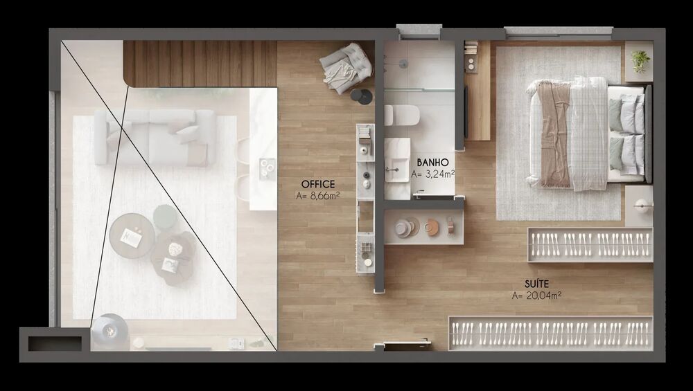 Apartamento à venda com 1 quarto, 79m² - Foto 51