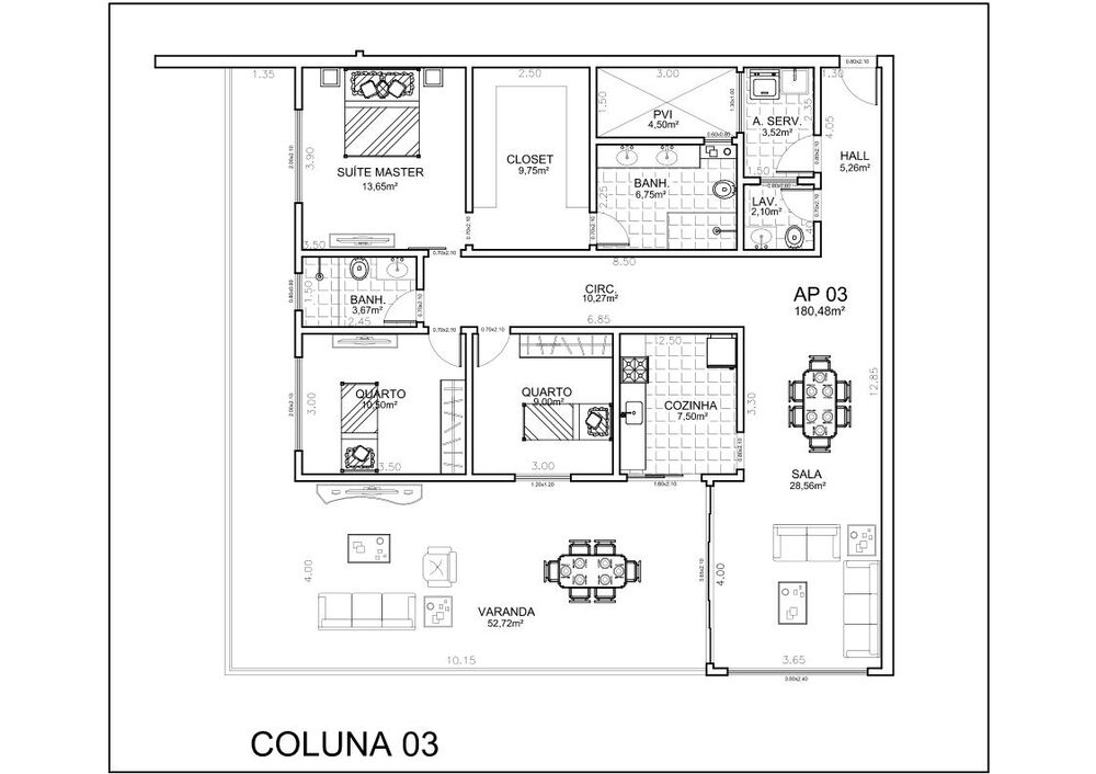 Apartamento, 3 quartos, 180 m² - Foto 31