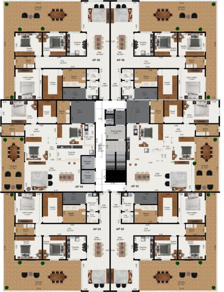 Apartamento, 3 quartos, 180 m² - Foto 10