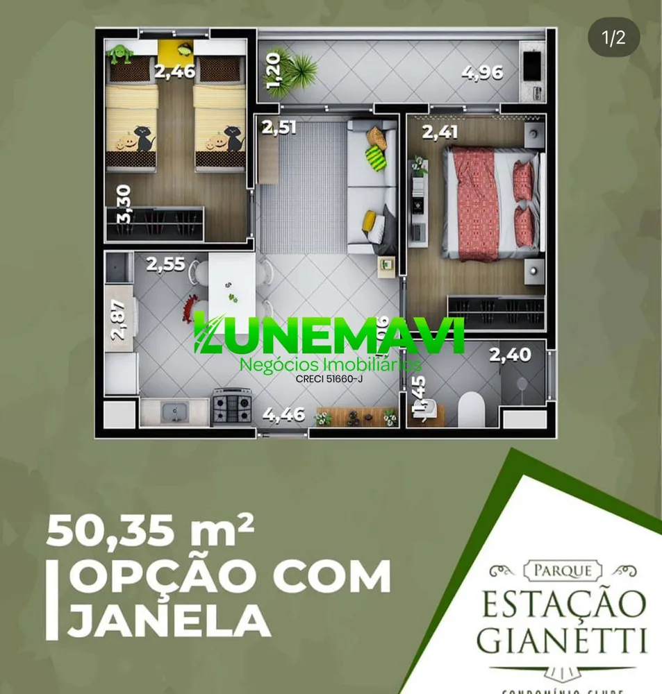 Apartamento, 2 quartos - Foto 7