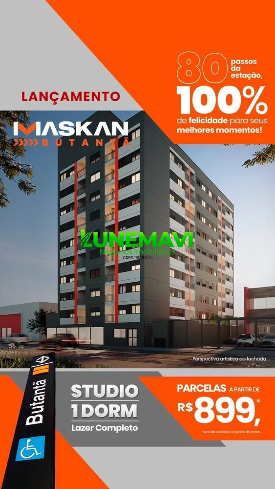 Apartamento, 2 quartos, 31 m² - Foto 1