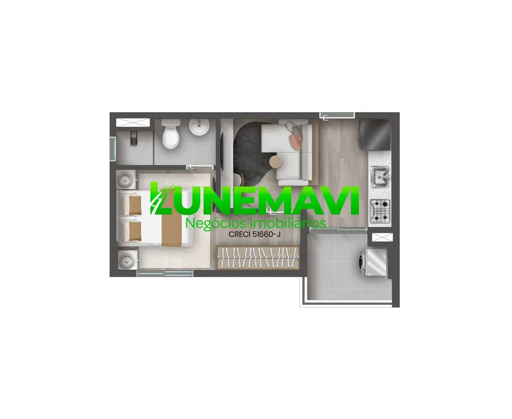 Apartamento, 2 quartos - Foto 7