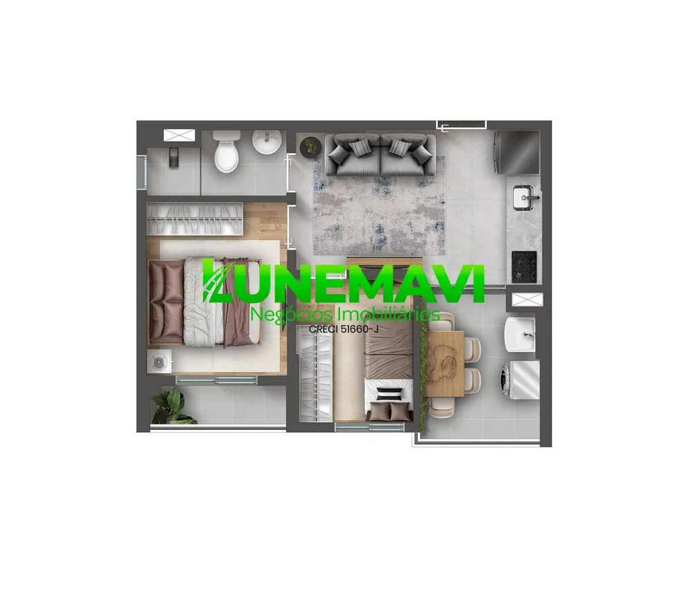 Apartamento, 2 quartos - Foto 10