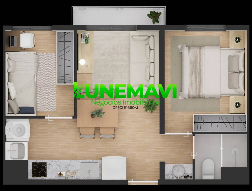 Apartamento, 2 quartos - Foto 1