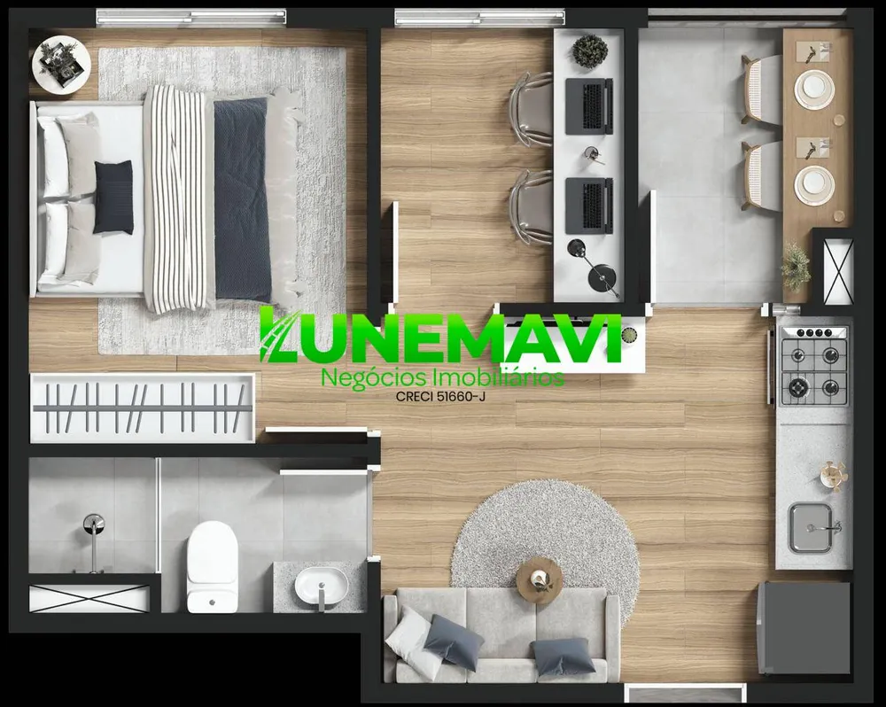 Apartamento, 2 quartos - Foto 3