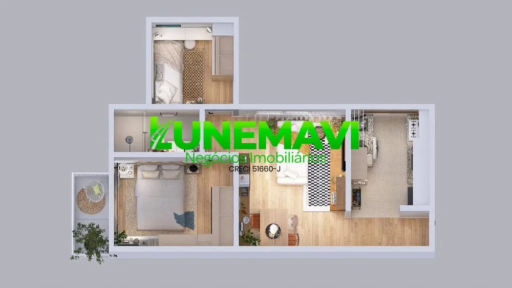 Apartamento, 2 quartos - Foto 4