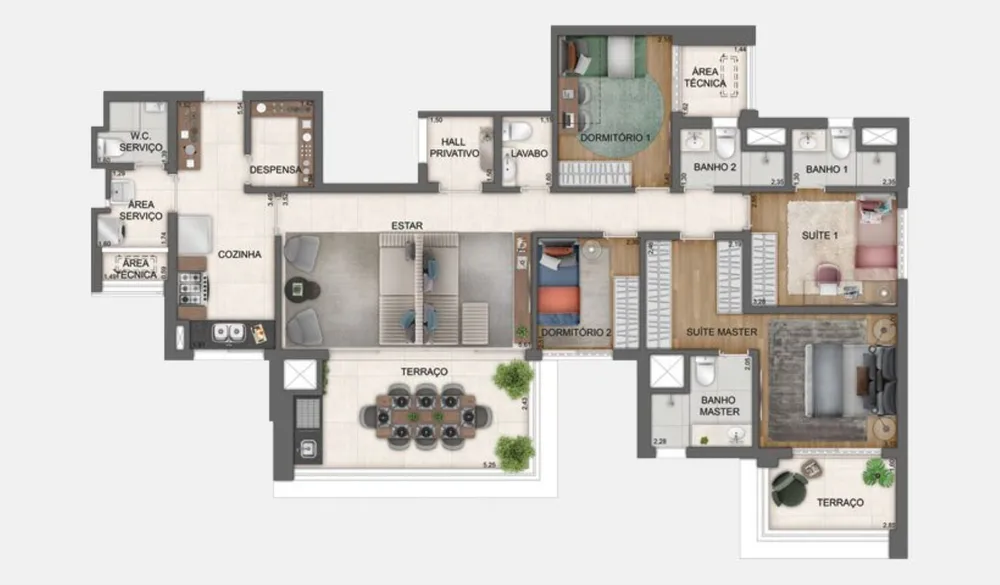 Apartamento, 4 quartos, 138 m² - Foto 8