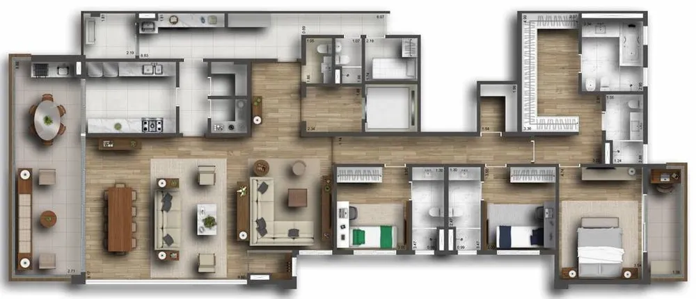 Apartamento, 4 quartos, 278 m² - Foto 10
