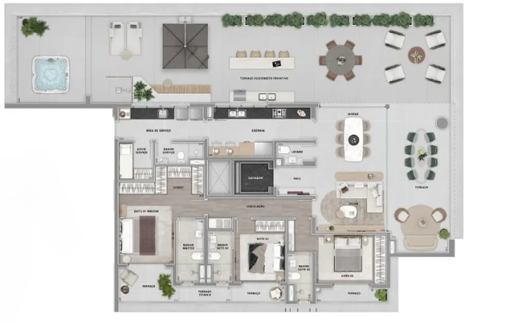 Apartamento, 2 quartos, 81 m² - Foto 2