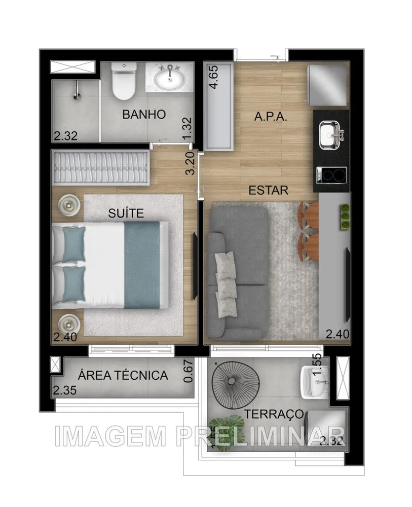 Apartamento, 3 quartos, 94 m² - Foto 13