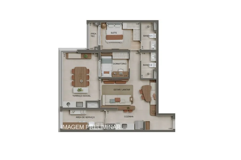 Apartamento, 3 quartos, 99 m² - Foto 5
