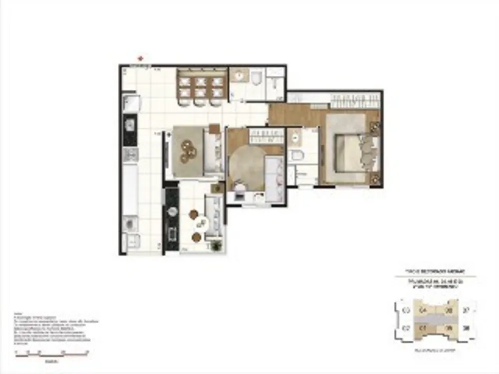 Apartamento, 2 quartos, 82 m² - Foto 3
