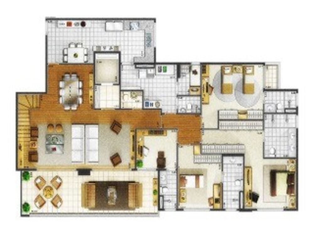 Apartamento à venda com 4 quartos, 242m² - Foto 3
