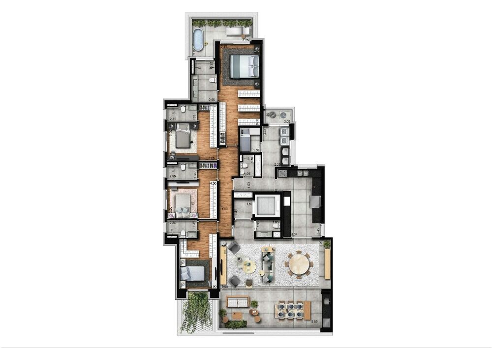 Apartamento, 4 quartos, 393 m² - Foto 16