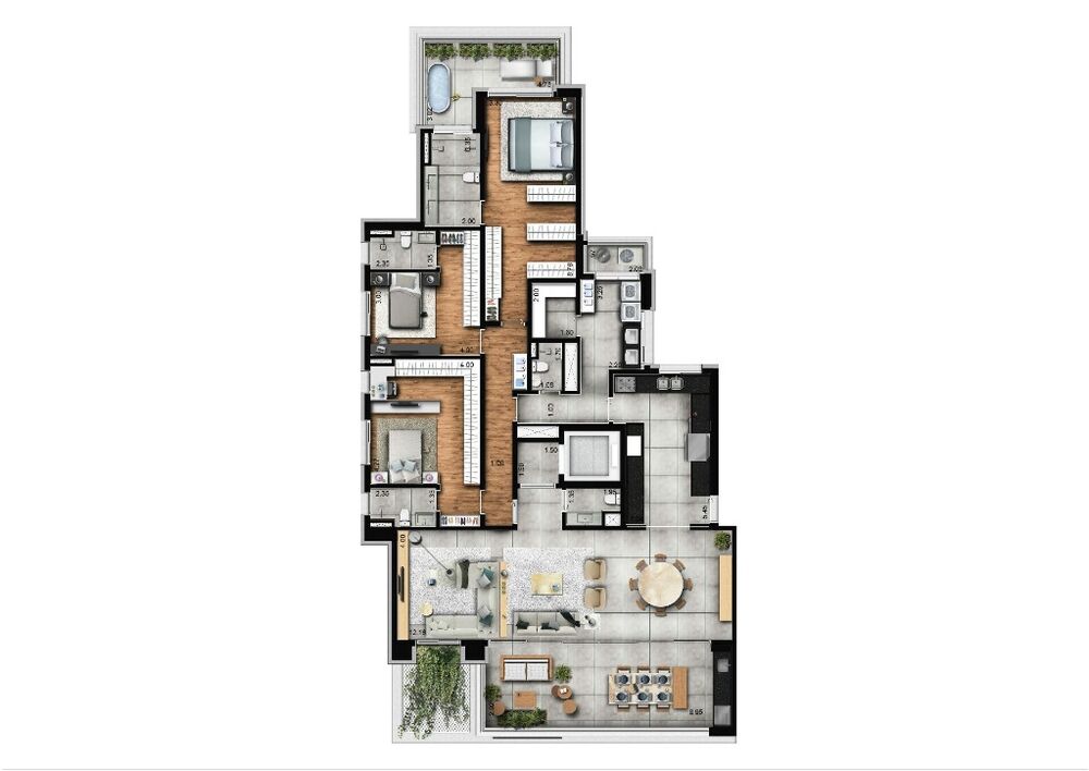 Apartamento, 4 quartos, 393 m² - Foto 5