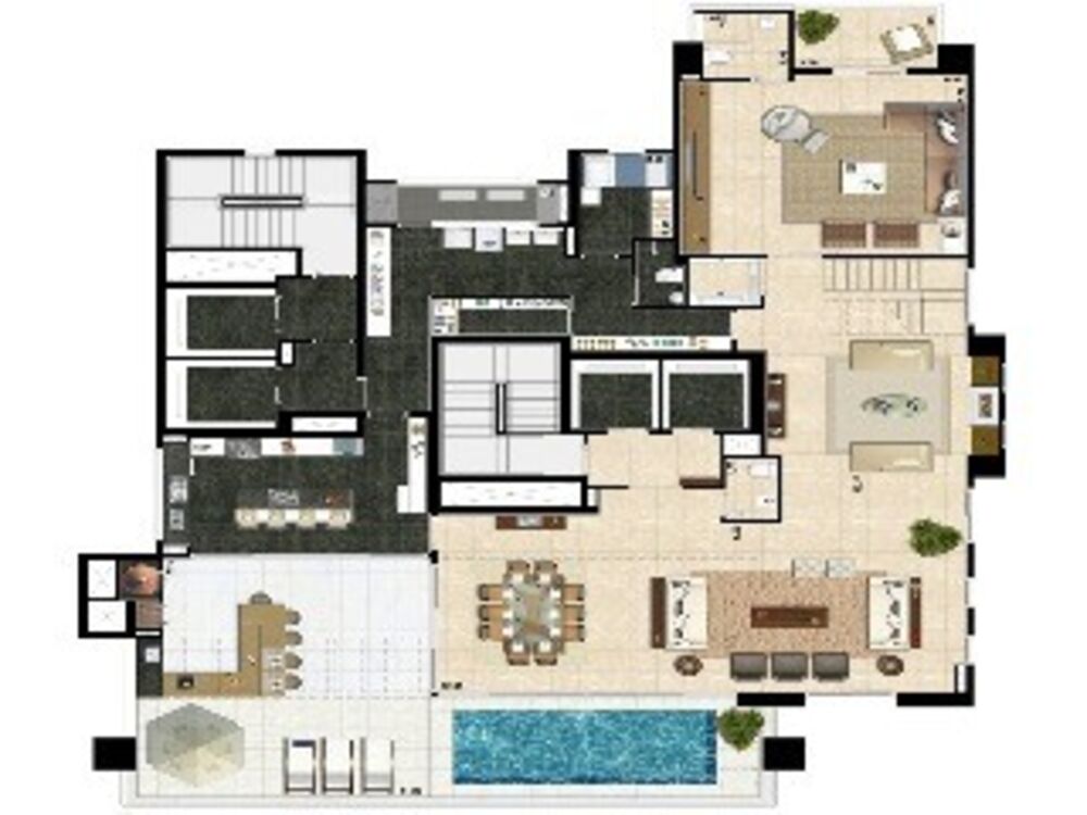 Apartamento, 3 quartos, 326 m² - Foto 1