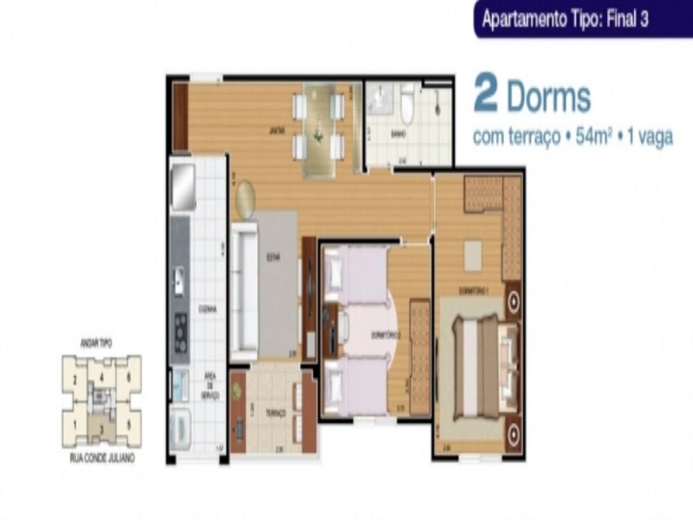 Apartamento, 2 quartos, 55 m² - Foto 19