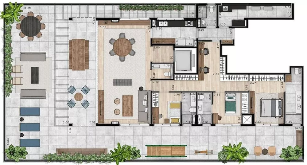 Apartamento, 2 quartos, 135 m² - Foto 23