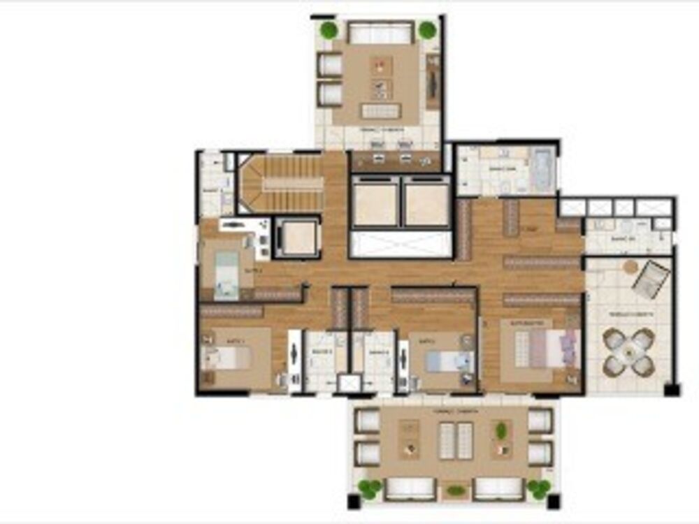 Cobertura à venda com 4 quartos, 600m² - Foto 4