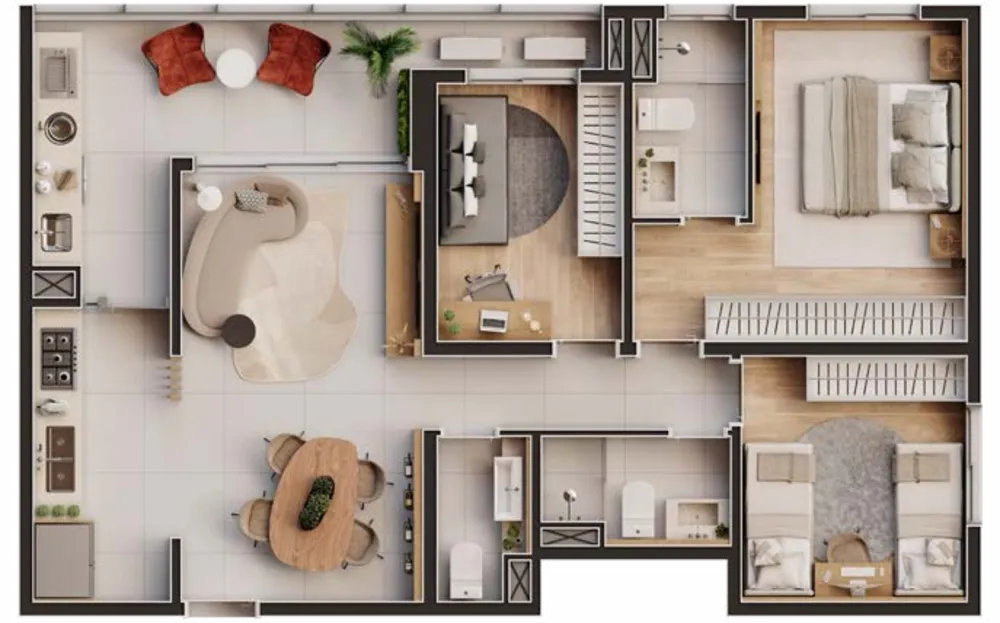 Apartamento, 3 quartos, 226 m² - Foto 8