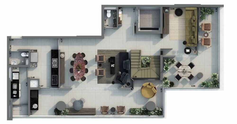 Apartamento, 2 quartos, 151 m² - Foto 11