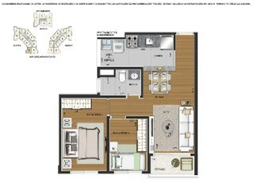 Apartamento, 1 quarto, 33 m² - Foto 7
