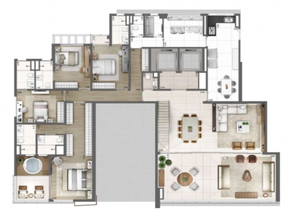 Cobertura, 4 quartos, 481 m² - Foto 14