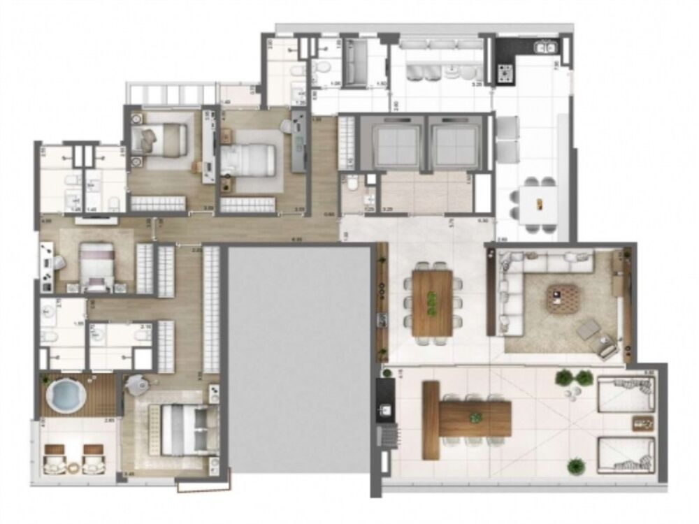 Cobertura, 4 quartos, 481 m² - Foto 3