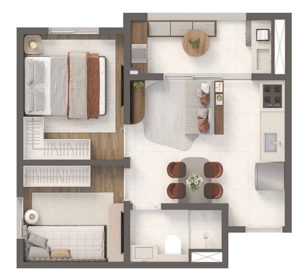 Apartamento, 2 quartos, 31 m² - Foto 4