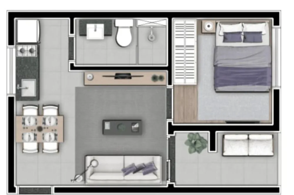Apartamento, 2 quartos, 41 m² - Foto 6