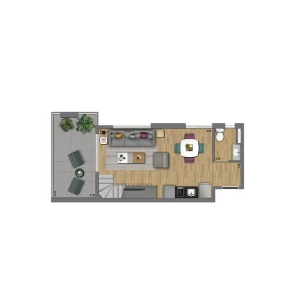 Apartamento, 1 quarto, 30 m² - Foto 8